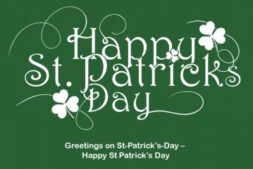 Greetings on St-Patrick’s-Day – Happy St Patrick’s Day