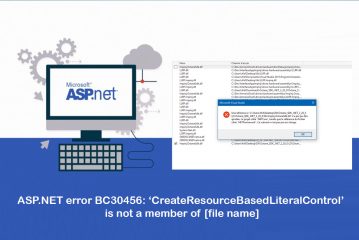 ASP.NET error BC30456: ‘CreateResourceBasedLiteralControl’ is not a member of [file name]