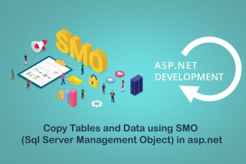 Copy Tables and Data using SMO (Sql Server Management Object) in asp.net